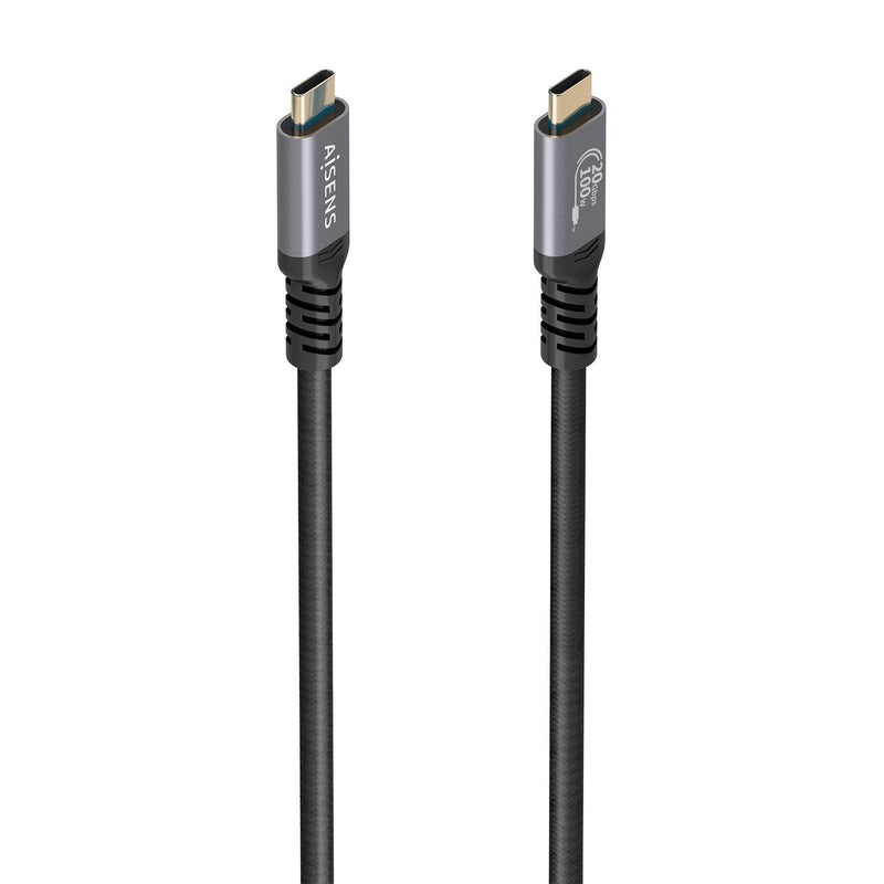 Aisens USB Cable 3.2 Type-c A107-0988 USB Type-c Male USB Type-c Male Up To 100W 20Gbps 3M Black