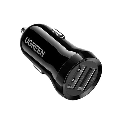 UGREEN Dual USB-A 24W Car Charger Black — image 1