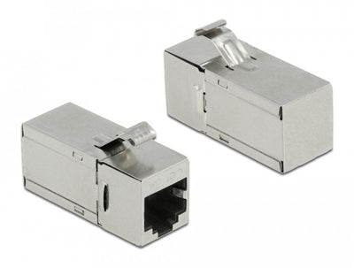 Keystone Modul RJ45 Buchse Zu RJ45 Buchse CAT.6A 90° Gewinkelt — image 1