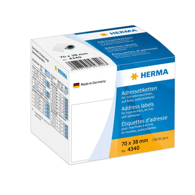 Herma Adressetik. a Rollen White 70X38 Mm Paper 250 St. — image 1