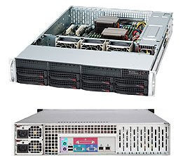 Supermicro Chassis Black 2U SC825TQC SAS3 Lp Chassis W/ Redundant PSU 1000W Pws — image 1