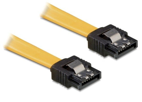 Delock 0.3M SATA Cable SATA 0,3M Yellow — image 1
