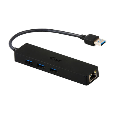 I-tec USB 3.0 Slim Hub 3 Ports With Adapter Gigabit Ethernet Ideal Laptops Ultrabook Tablet PC Compatible With — image 1