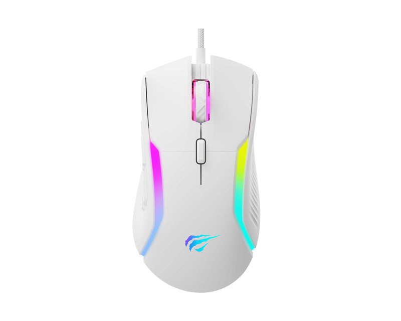 Havit Mouse Gaming MS1033 RGB 8000 DPI 9 Buttons White