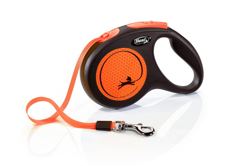 Flexi New Neon M 5M Yellow Perro Strap Retractable