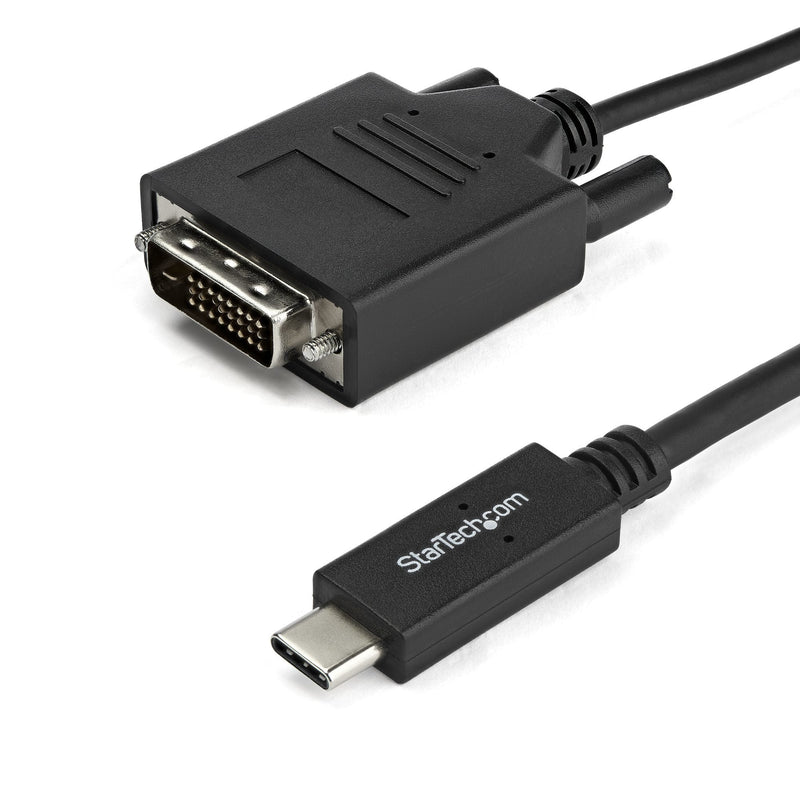 StarTech.com Cable Adapter Converter USB-C a DVI 1M 1920X1200 USB Cable / DVI USB-C (m) a DVI-d (m) Thunderbol