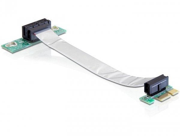 Delock Riser Card Pci Express X1 With Flexible Cable Left Insertion
