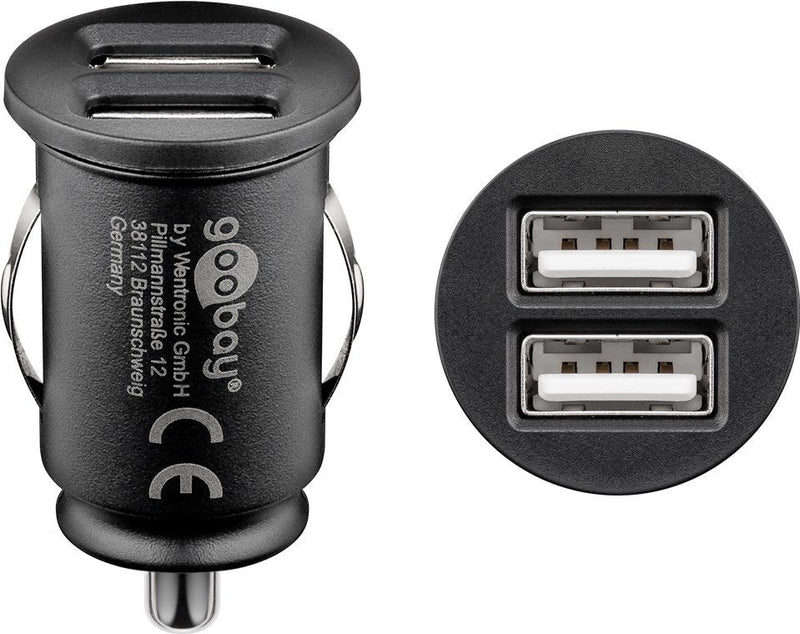 Goobay Car Charger USB Double (2x USB) 58912