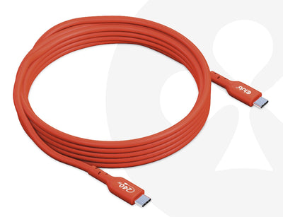 CLUB3D Cable Certificado USB2 Type-c Bidireccional Usb-if Datos 480MB, Pd 240W (48V/5A) Epr M/M 3M/9,84 Feet — image 1
