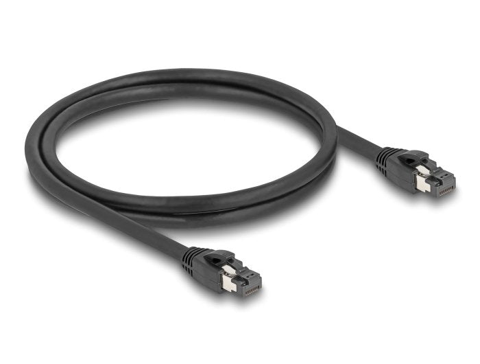 Delock Network Cable RJ45 CAT.8.1 S/FTP 1M Bis 40Gbps Black