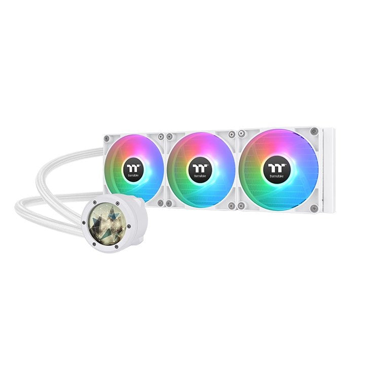 Thermaltake TH360 V2 Ultra ARGB Sync All-in-one Liquid Cooler Snow Edition, Refrigeración Water White