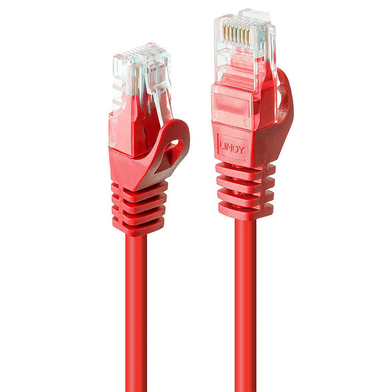 Lindy Network Cable CAT.6 U UTP Basic ROJO3.00M