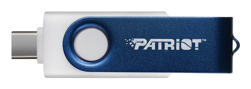 Patriot USB Flash Drive Xporter X550 32GB Blue/White USB-A And USB-C 3.2 Gen 1 PS32GX550AAD