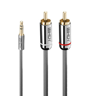Lindy Cable Audio a Phono 3.5MM Cromo Line 0.5M — image 1