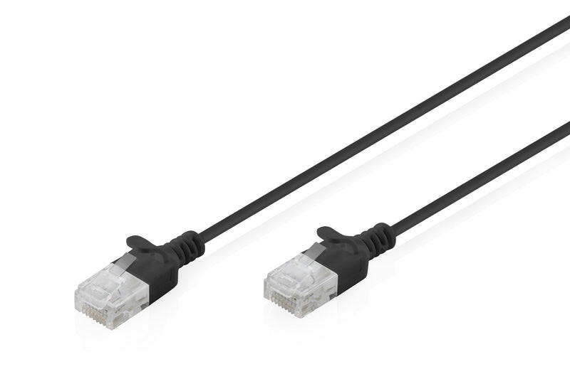 CAT.6 U-UTP Slim Network Cable, 1,5M, Black