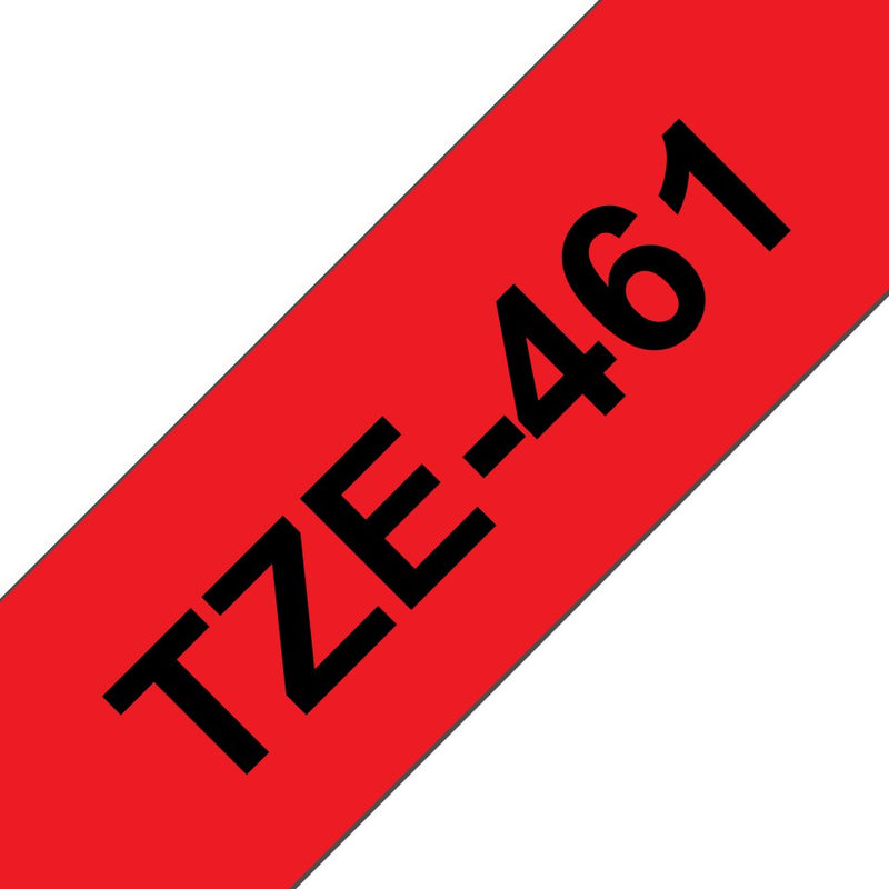 Brother Tape Laminated Genuine Red/Black P-touch Standard - 8M / 36MM