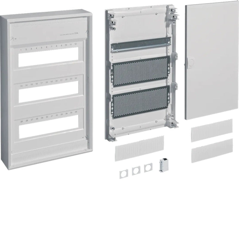 Hager Cuadro Distribución Small Volta Apv VA36APZ 3X12PLE IP30 Tr U.RJ45-CONECTOR Female