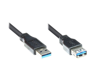 Cable Alcasa 5M USB 3.0A USB 3.2 Gen 1 (3.1 Gen 1) USB a Black — image 1