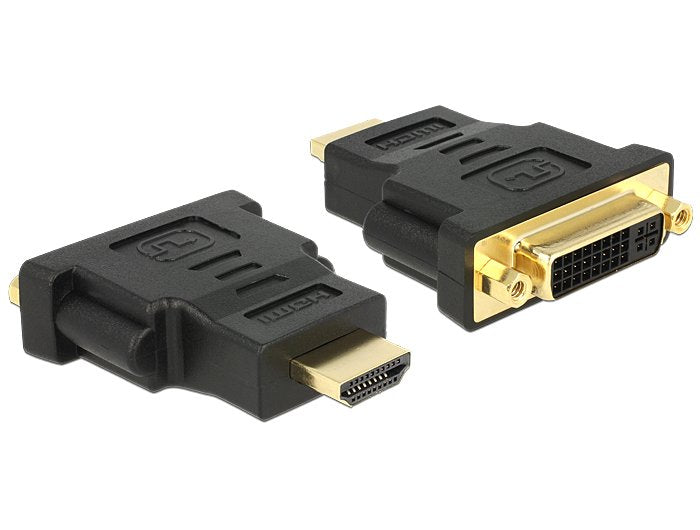 Delock Adapter HDMI Male DVI 24 + 5 Pin Female