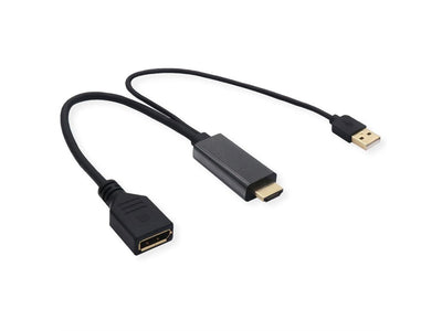 Value 4K Hdmi-DisplayPort Adapter, V1.2, HDMI St - DP Bu — image 1
