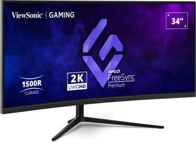 Viewsonic Monitor VX3418C-2K 34 3440 X 1440 Pixels Ultrawide Quad HD Black — image 1
