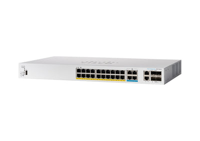 Cisco Catalyst 1300-24MGP-4X Conmutador L3 Gestionado 16 X 10/100/1000 (PoE + ) + 8 X 2.5G (PoE + ) + 4 X 10 G — image 1