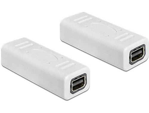 Delock 65450 Adapter Mini DP - Mini DP H/H White — image 1