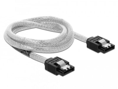 Delock SATA 6GB S Cable 70CM Transparent — image 1