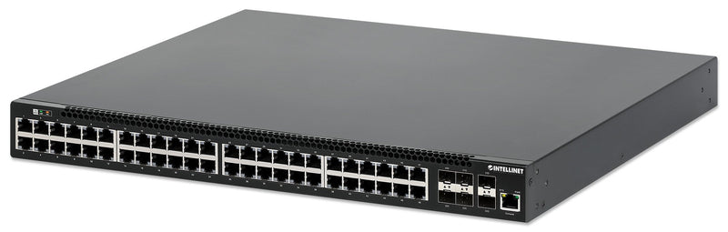 Intellinet Switch 54-P PoE + Managed 6X10GBE 850W