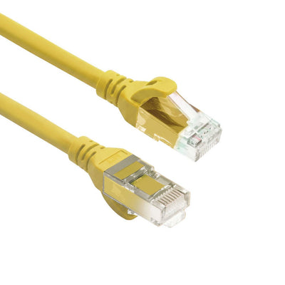 Yellow 7 Meters Tpe U UTP CAT.6A Ultra-flex Patch Cable Snagless With RJ45 Connectors — image 1