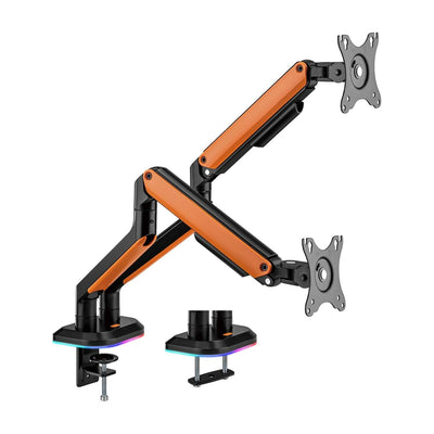 Aisens Desk Mount RGB Gaming Contrapeso Rotating And Tilt Monitor/TV 9KG (3 Pivots 2 Arms 17-32, Negro-na — image 1