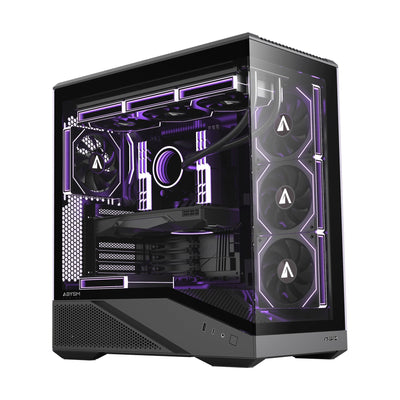 Abysm PC Case ATX Semitorre Arian Frame A400 Black 1X3.5 1X2.5 USB-C GPU Max. 420MM — image 1
