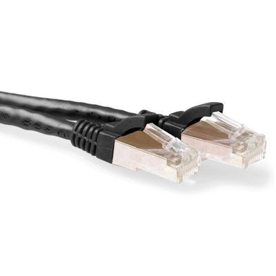 Black 10 Meter Lszh SFTP CAT.6A Patch Cable Snagless With RJ45 Connectors — image 1
