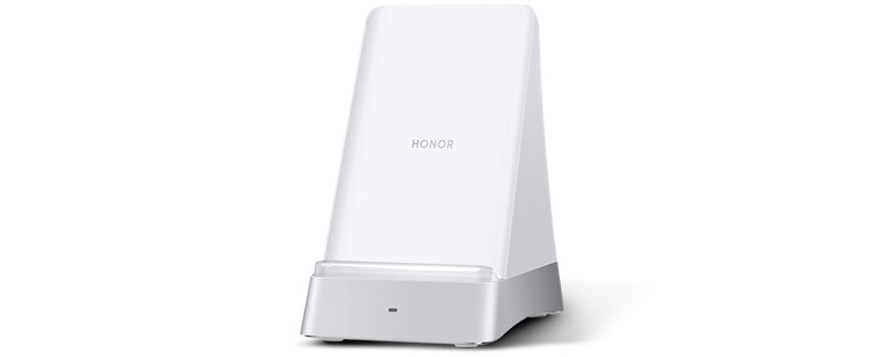 Honor Charger Wireless Supercharge With Stand Max. 100W), White And Silver Metalizado