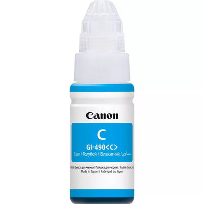Canon GI490 Cyan Bottle Genuine Ink - GI490C/0664C001 — image 1
