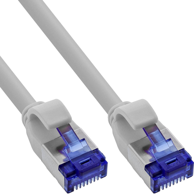Inline® Network Cable Slim, CAT.6A, S/FTP, Tpe (lszh) Flexible, PoE, Grey 30M