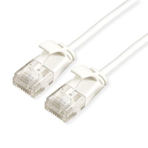 Roline Verde UTP Network Cable CAT.6A (class Ea), Lsoh, Slim, Blanco 1,5M