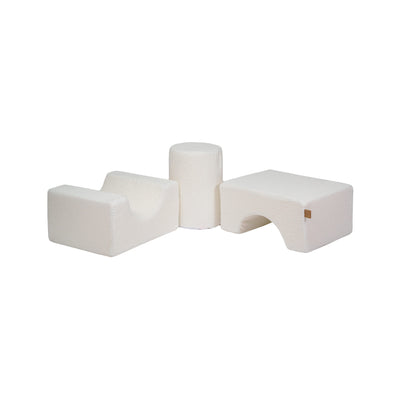 Boucle Shape Set 3-Elements - White — image 1