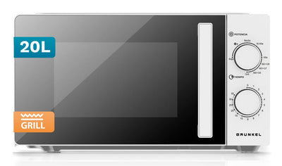 Grunkel Microwave MWG-20GRILL 700W Capacity 20L Función Grill White — image 1