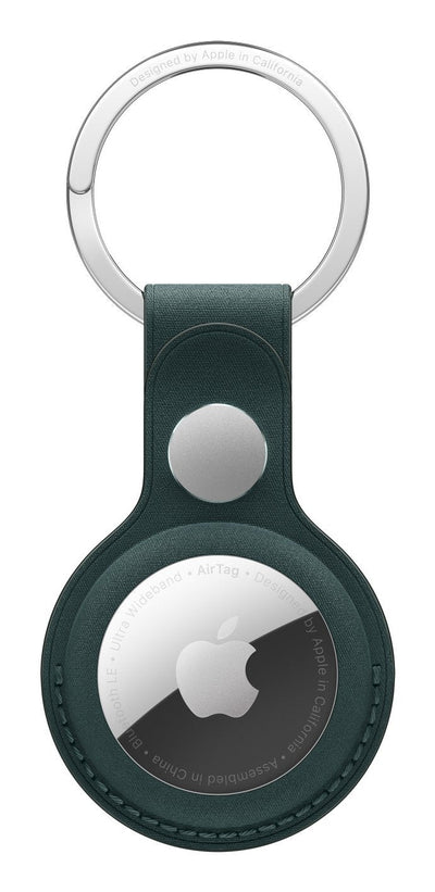 Apple Airtag Finewoven Key Ring - Dark Green - No Includes Airtag — image 1