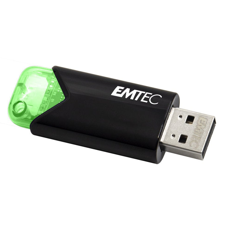 Emtec USB Flash Drive Usb-stick 64GB B110 USB 3.2 Click Easy Green