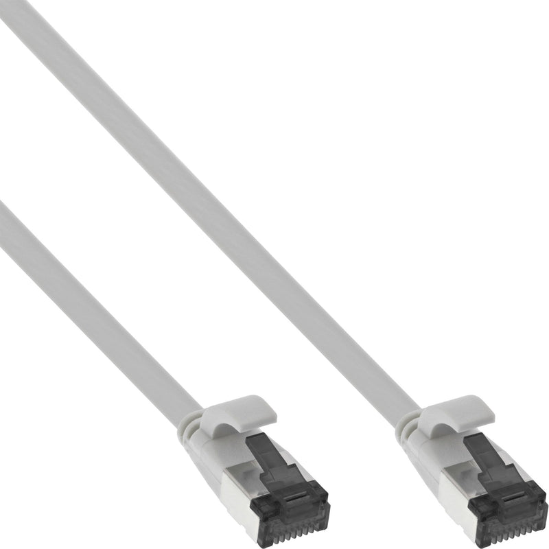 Inline Network Cable Flat , U/FTP, CAT.8.1, Tpe Libre Halógenos, Grey 7,5M