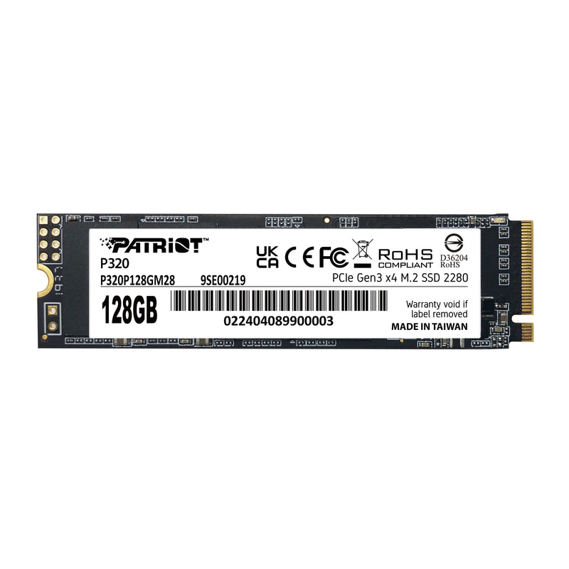 Patriot SSD 128GB M.2 P320 PCIE 3.0 NVMe 1600/1000
