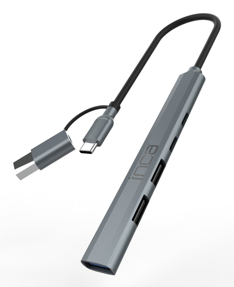 Inca Adapter IUTP-06TX USB C a USB 3.0 2.0 + Typ-c, 100W