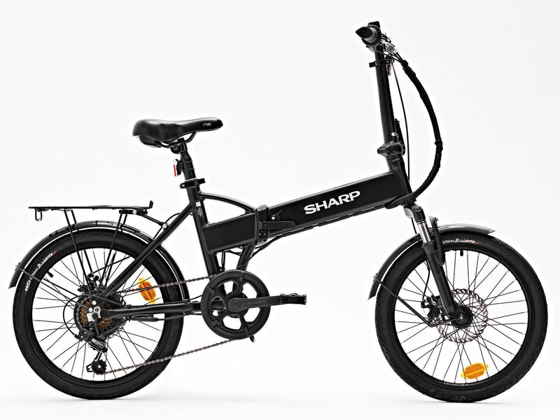 Sharp Klapp/Falt E-bike 250W Motor / App / Black