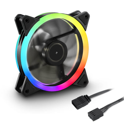 Sharkoon Fan Shark Blades Fan 120X120X 25,5MM PWM RGB — image 1