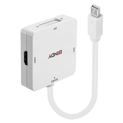Lindy Adapter Mini DisplayPort a HDMI 4K30/DVI/VGA — image 1