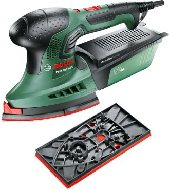 Bosch Lijadora Múltiple Diy & Garden Psm 200 Aes Green/Black 200 Watts Case 06033B6000