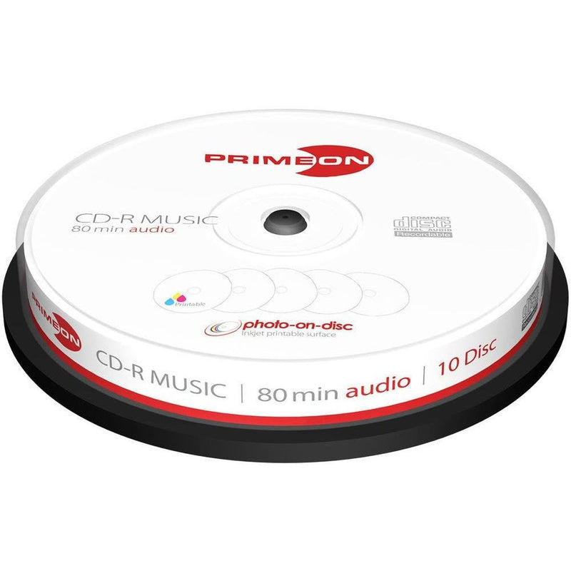 Primeon Cd-r 80MIN Audio Bobina (10 Drives