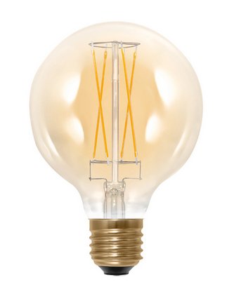 Segula LED Globe 95 Gold E27 5W 1900K Dimmbar